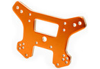 Traxxas Shock tower, front, 6061-T6 aluminum (orange-anodized)