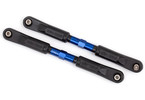 Traxxas Camber links, front (TUBES blue-anodized, 7075-T6 aluminum) (117mm) (2)