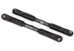 Traxxas Toe links (TUBES dark titanium-anodized, 7075-T6 aluminum) (120mm) (2)