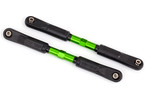 Traxxas Toe links (TUBES green-anodized, 7075-T6 aluminum) (120mm) (2)