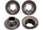 Wheel covers, gray (4) (fits #9572 wheels)