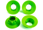 Wheel covers, green (4) (fits #9572 wheels)