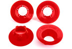 Wheel covers, red (4) (fits #9572 wheels)