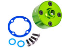 Traxxas Carrier, differential (aluminum, green-anodized)