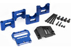 Traxxas Mount, center differential carrier, aluminum (blue-anodized)