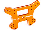Traxxas Shock tower, rear, aluminum (orange-anodized) (fits Sledge)