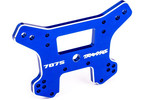 Traxxas Shock tower, rear, aluminum (blue-anodized) (fits Sledge)