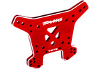 Traxxas Shock tower, front, aluminum (red-anodized) (fits Sledge)
