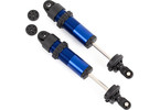 Traxxas tlumič dlouhý GT-Maxx hliníkový modře eloxovaný (2)