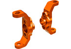 Traxxas závěs těhlice hliníková oranžově eloxovaná (levá a pravá)