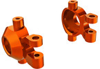 Traxxas těhlice hliníková oranžově eloxovaná (levá a pravá)