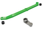 Traxxas táhlo řízení hlíníkové zeleně eloxované