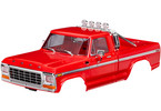 Traxxas Body, Ford F-150 Truck (1979), complete, red