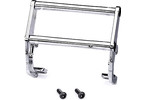 Traxxas Push bar, bumper, chrome (assembled) (fits #9836)