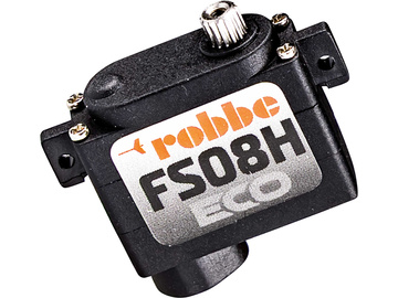 Robbe servo Eco FS 08H HV 2.7kg.cm 0.075s/60° MG 15T Robbe servo Eco FS 08H HV 2.7kg.cm 0.075s/60° MG 15T / TA-9150