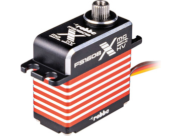 Robbe servo FS 1608X HV 16kg.cm 0.070s/60° MG 25T Robbe servo FS 1608X HV 16kg.cm 0.070s/60° MG 25T / TA-9155