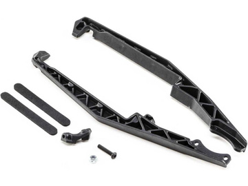 Mud Guard Set, Stiffezel, w/Fan Mount: 22T 4.0 / TLR231070