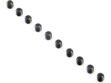 Flat Point Set Screws, M4x4mm (10) Flat Point Set Screws, M4x4mm (10) / TLR245015