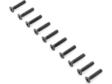 TLR Screws M4x20mm Flat Head (10) TLR Screws M4x20mm Flat Head (10) / TLR255014