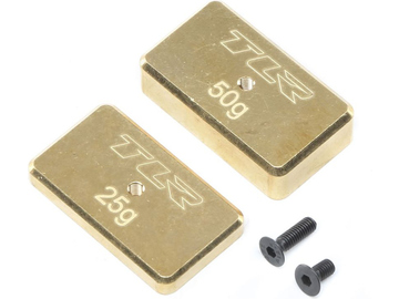 Rear Brass Plate Set: 22 4.0 / TLR331029
