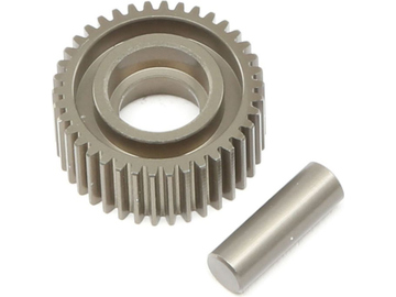 Aluminum Idler Gear & Shaft, Laydown: 22 4.0 / TLR332070