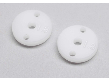 TLR píst tlumiče CNC 2.3mm, 2x1.8mm, G3 (2) TLR píst tlumiče CNC 2.3mm, 2x1.8mm, G3 (2) / TLR333025