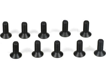 Flathead Screws, M3 x 8mm (10) / TLR5961
