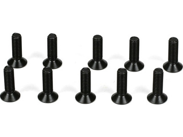 Flathead Screws, M3 x 10mm (10) / TLR5962