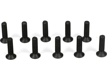 Flathead Screws, M3 x 12mm (10) Flathead Screws, M3 x 12mm (10) / TLR5963