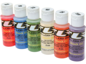 TLR Silicone Shock Oil High (set 6x56ml) TLR Silicone Shock Oil High (set 6x56ml) / TLR74021