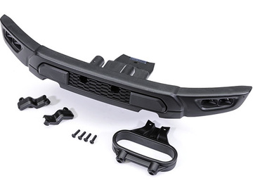 Traxxas Bumper, front/ bumper mount, front/ light covers (left & right) / TRA10151