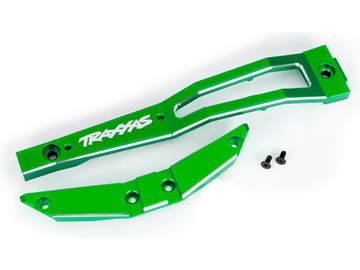 Traxxas Chassis brace, front, aluminum (green-anodized) (2) Traxxas Chassis brace, front, aluminum (green-anodized) (2) / TRA10221-GRN
