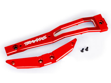 Traxxas Chassis brace, front, aluminum (red-anodized) (2) Traxxas Chassis brace, front, aluminum (red-anodized) (2) / TRA10221-RED