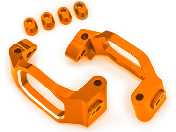 Traxxas Caster blocks, aluminum (orange-anodized), pair Traxxas Caster blocks, aluminum (orange-anodized), pair / TRA10232-ORNG
