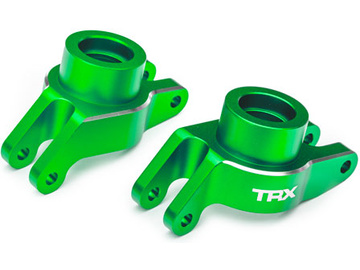 Traxxas Carriers, stub axle (green-anodized aluminum) (rear) pair Traxxas Carriers, stub axle (green-anodized aluminum) (rear) pair / TRA10252-GRN