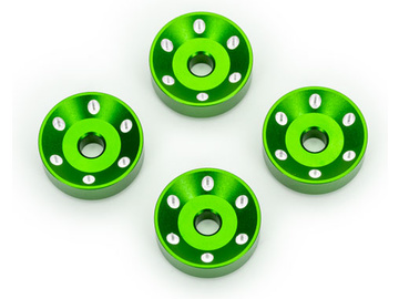 Traxxas podložka disku kol hliníková zelená (4) Traxxas podložka disku kol hliníková zelená (4) / TRA10257-GRN