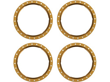 Traxxas Beadlock rings, bronze (machined aluminum) (4) Traxxas Beadlock rings, bronze (machined aluminum) (4) / TRA10276-BRNZ