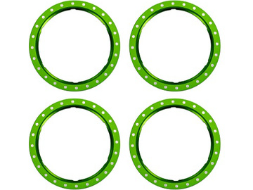 Traxxas Beadlock rings, green (machined aluminum) (4) Traxxas Beadlock rings, green (machined aluminum) (4) / TRA10276-GRN