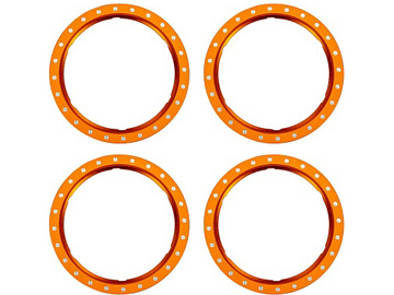 Traxxas Beadlock rings, orange (machined aluminum) (4) Traxxas Beadlock rings, orange (machined aluminum) (4) / TRA10276-ORNG