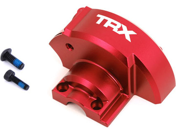 Traxxas kryt převodovky hliníkový červený / TRA10287-RED