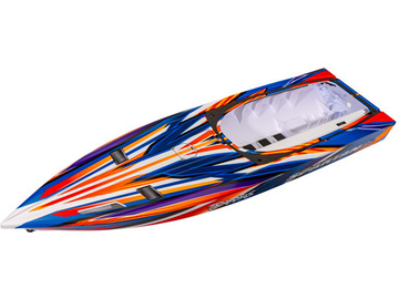 Traxxas Hull, Spartan SR, orange graphics (fully assembled) / TRA10315-ORNG