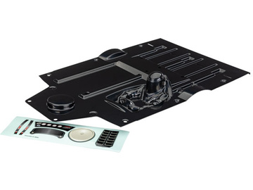 Traxxas Interior, Slash Mudboss, black (painted)/ decal sheet Traxxas Interior, Slash Mudboss, black (painted)/ decal sheet / TRA10419