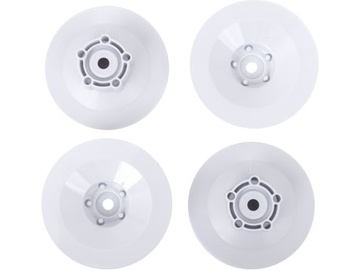 Traxxas Wheel discs (white) (4) Traxxas Wheel discs (white) (4) / TRA10457-WHT