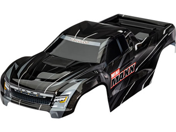 Traxxas Body, Mini Maxx, black Traxxas Body, Mini Maxx, black / TRA10711-BLK