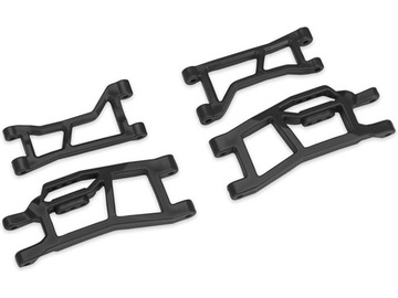 Traxxas Suspension arms, front, black (for use with #10790) / TRA10725-BLK