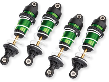 Traxxas Shocks, GTR long, green (assembled with springs) (4) Traxxas Shocks, GTR long, green (assembled with springs) (4) / TRA10765-GRN