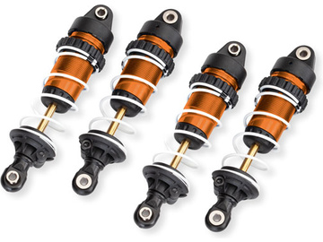 Traxxas Shocks, GTR long, orange (assembled with springs) (4) Traxxas Shocks, GTR long, orange (assembled with springs) (4) / TRA10765-ORNG