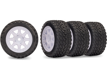 Traxxas kolo, disk 8-spoke, pneu Rally (sada 4ks) Traxxas kolo, disk 8-spoke, pneu Rally (sada 4ks) / TRA10874