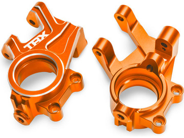 Traxxas Steering blocks, aluminum (orange-anodized) (pair) Traxxas Steering blocks, aluminum (orange-anodized) (pair) / TRA10936-ORNG