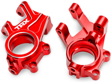Traxxas těhlice hliníková červená (pár) / TRA10936-RED